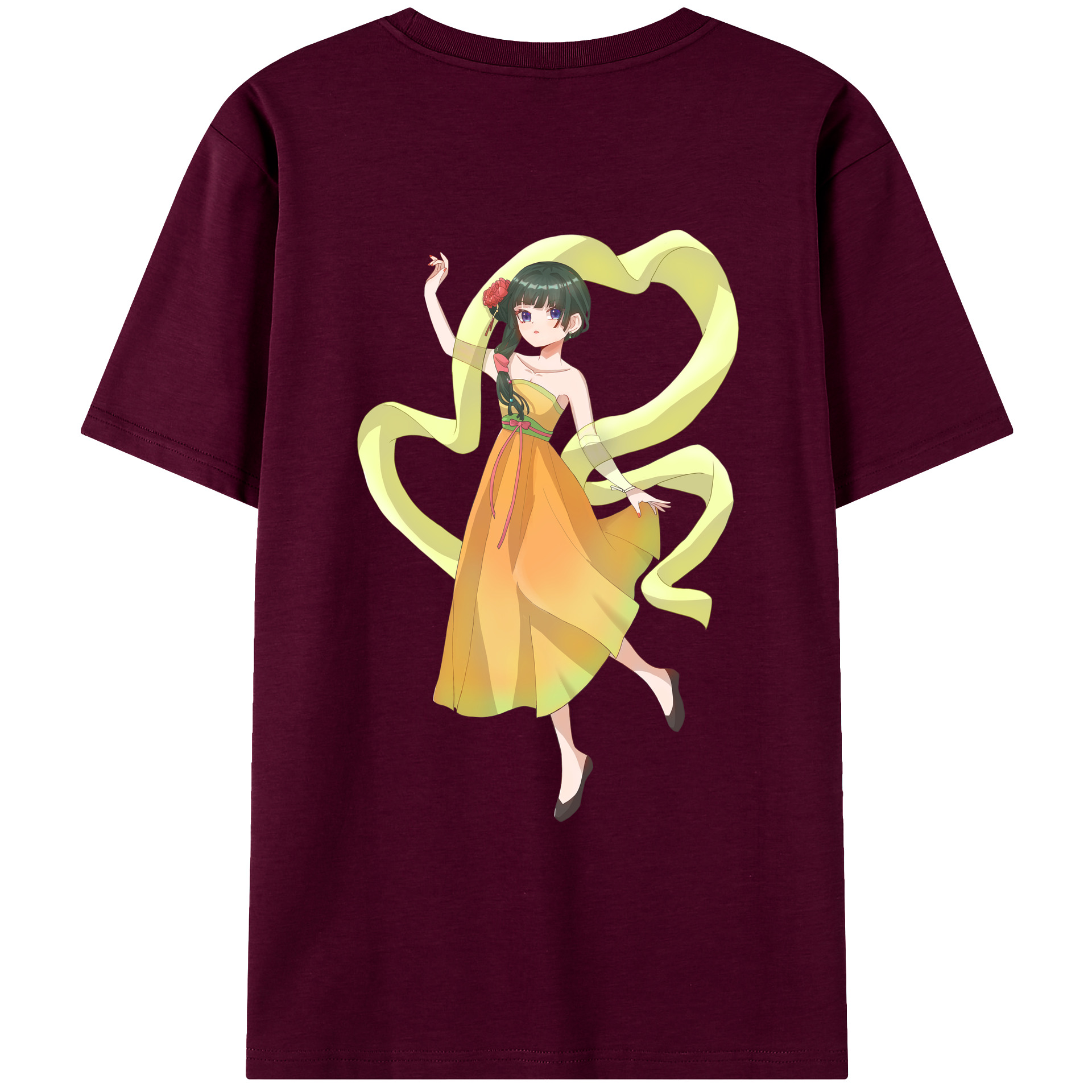 （画像用） 薬屋のひとりごと The Apothecary Diaries レディース半袖Tシャツ(バックプリント)